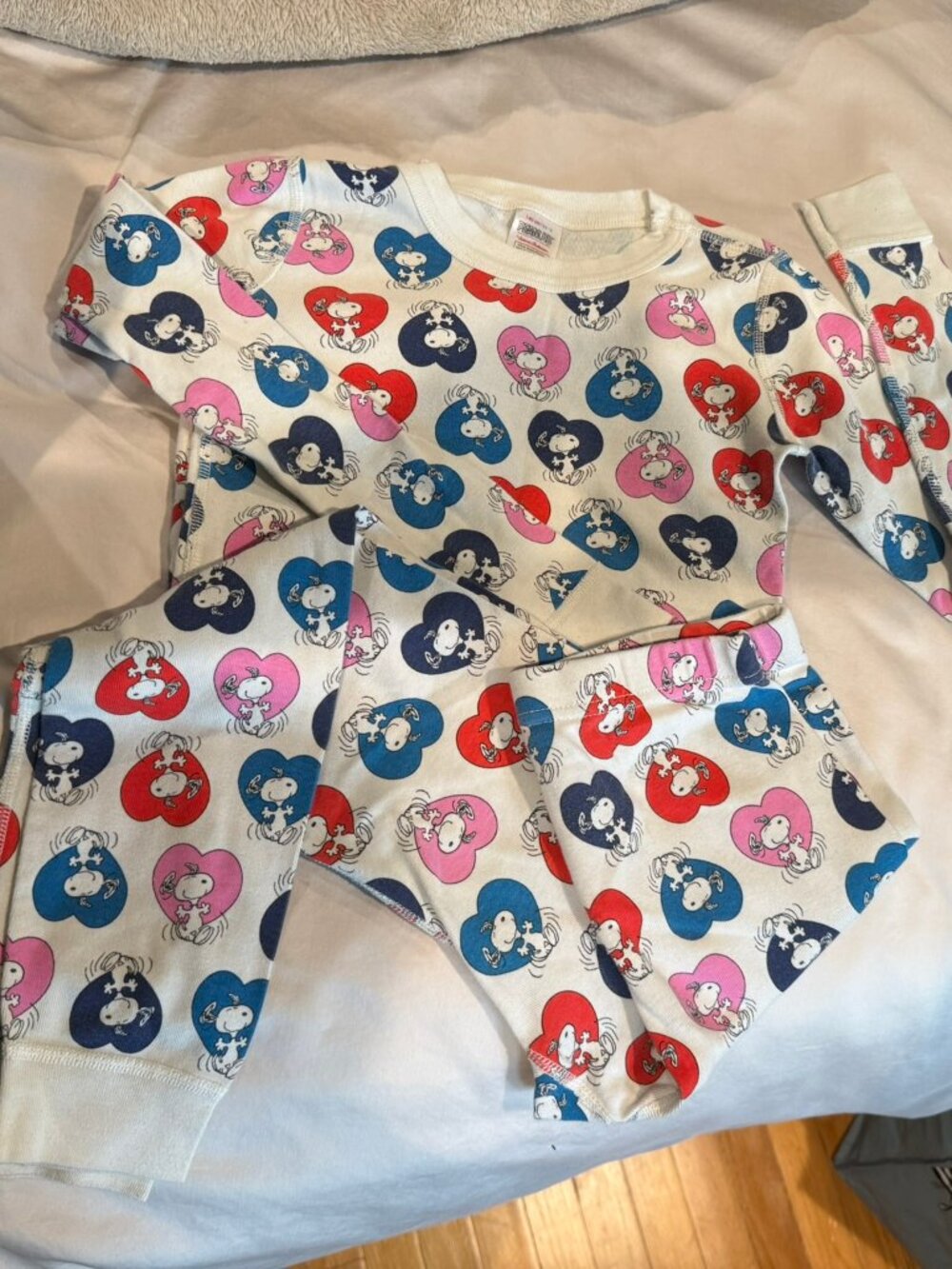 Hanna Andersson x Peanuts/Snoopy Organic Cotton PJs Sz 10 Years
